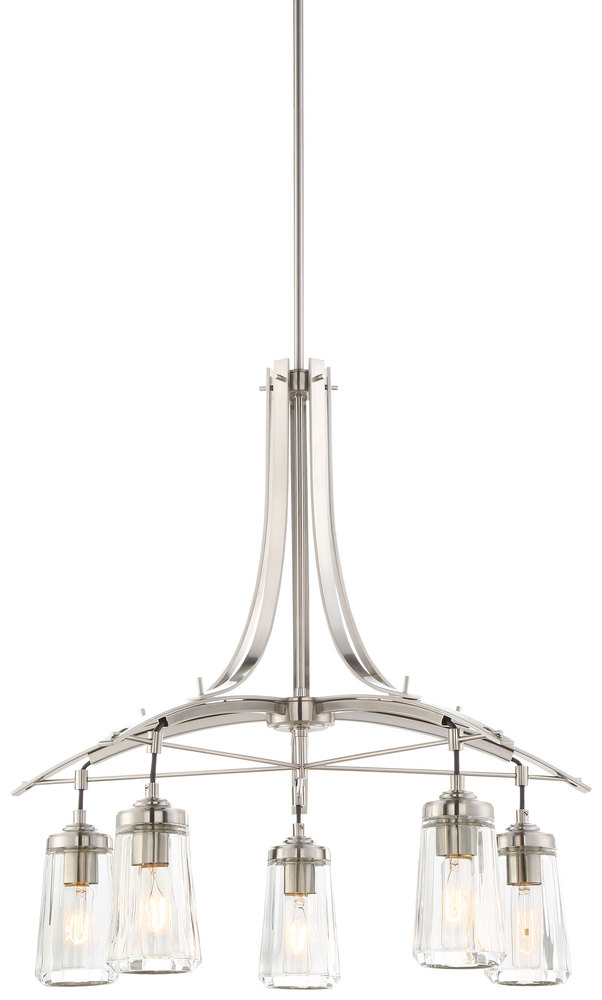 POLEIS - 5 LIGHT CHANDELIER