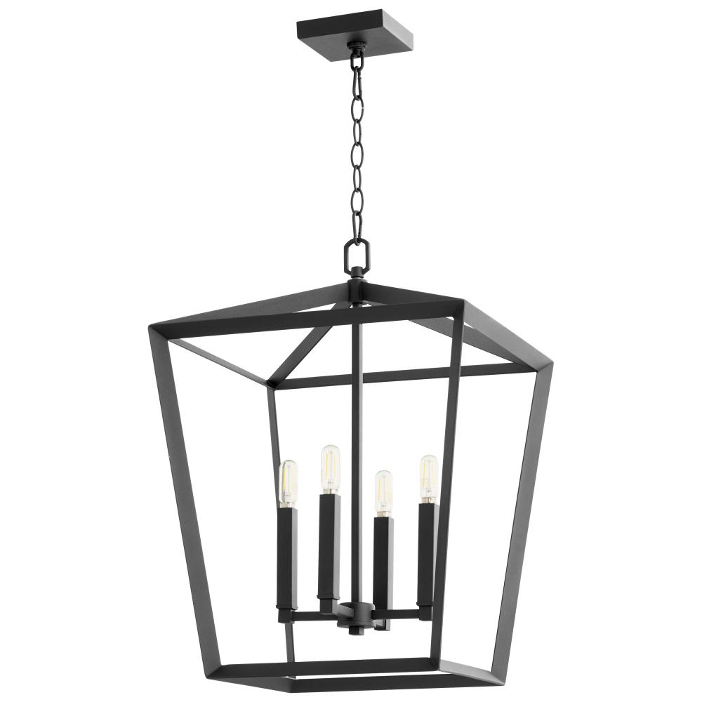 Hyperion Chandelier - 4-Light Black - Large