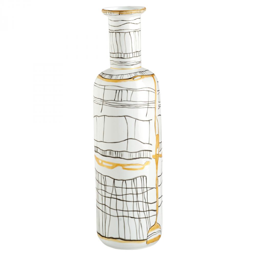 Lindus Vase Black & White - Medium