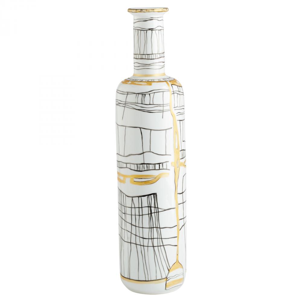 Lindus Vase Black & White - Large
