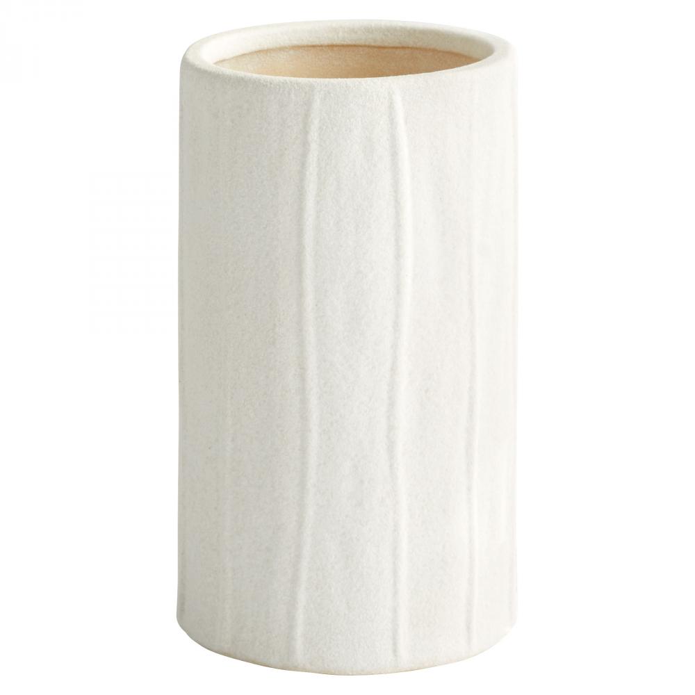 Astreae Cylinder Vase White