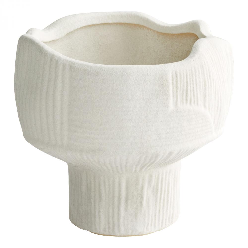 Astreae Pedestal Bowl White - Small