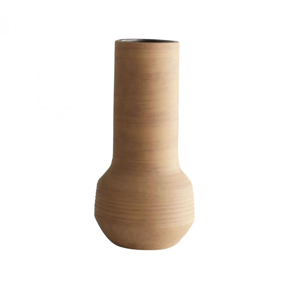 Amphora Vase Unglazed Brown - Large