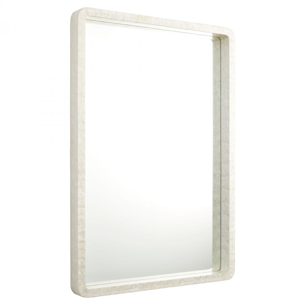 Triton Rectangular Mirror Designed by J Kent Martin White - Large