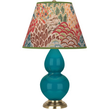 Robert Abbey 1771F - Peacock Small Double Gourd Accent Lamp