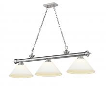 Z-Lite 2306-3BN-AMO14 - 3 Light Billiard