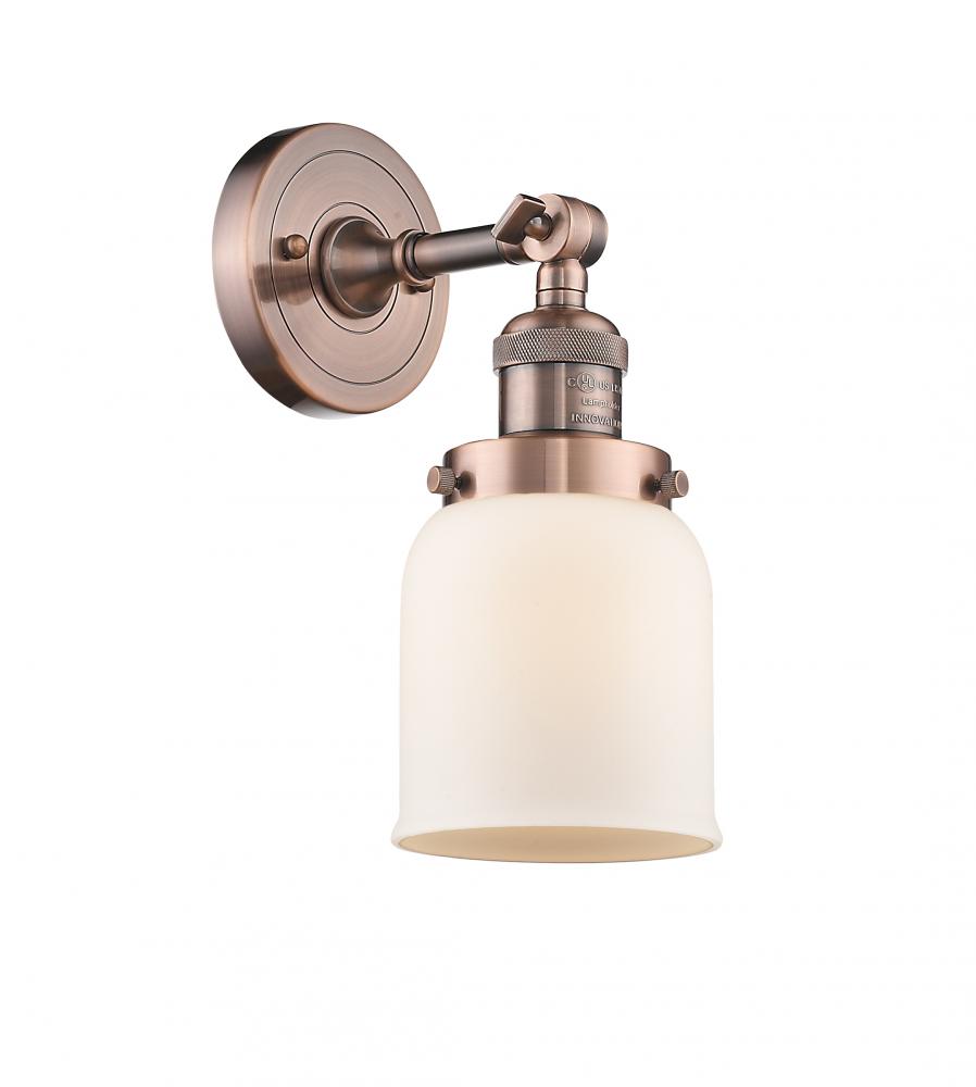 Bell - 1 Light - 5 inch - Antique Copper - Adjustable Sconce