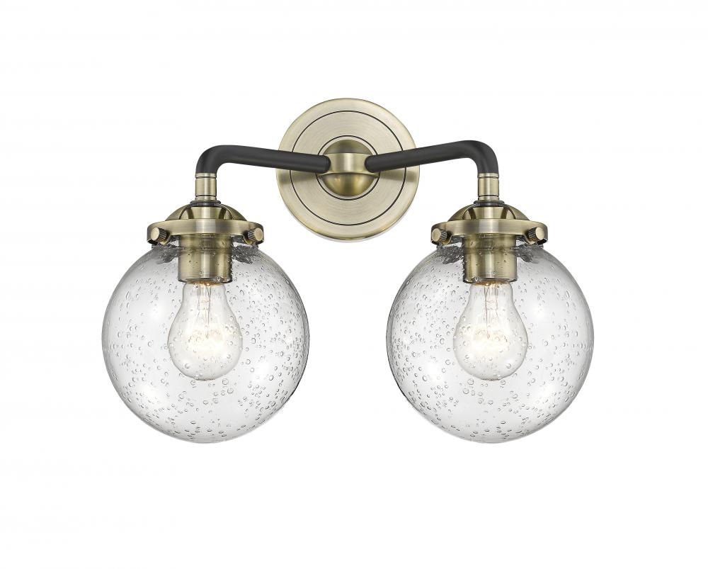 Baldwin - 2 Light - 14 inch - Black Antique Brass - Bath Vanity Light