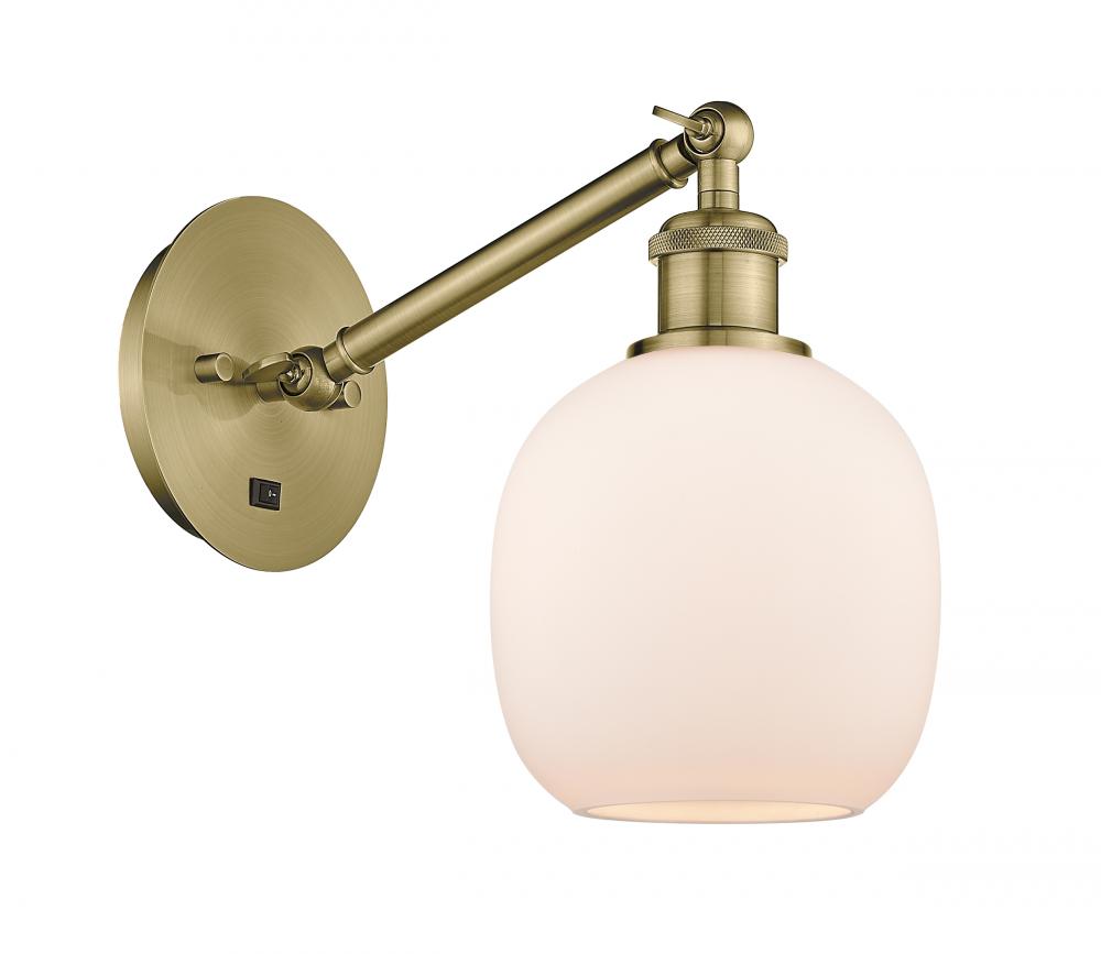 Belfast - 1 Light - 6 inch - Antique Brass - Adjustable Sconce