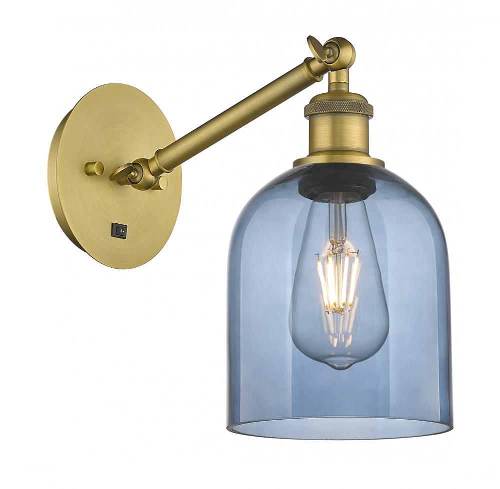 Bella - 1 Light - 6 inch - Brushed Brass - Adjustable Sconce