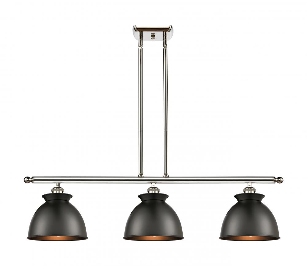 Adirondack - 3 Light - 36 inch - Polished Nickel - Cord hung - Island Light