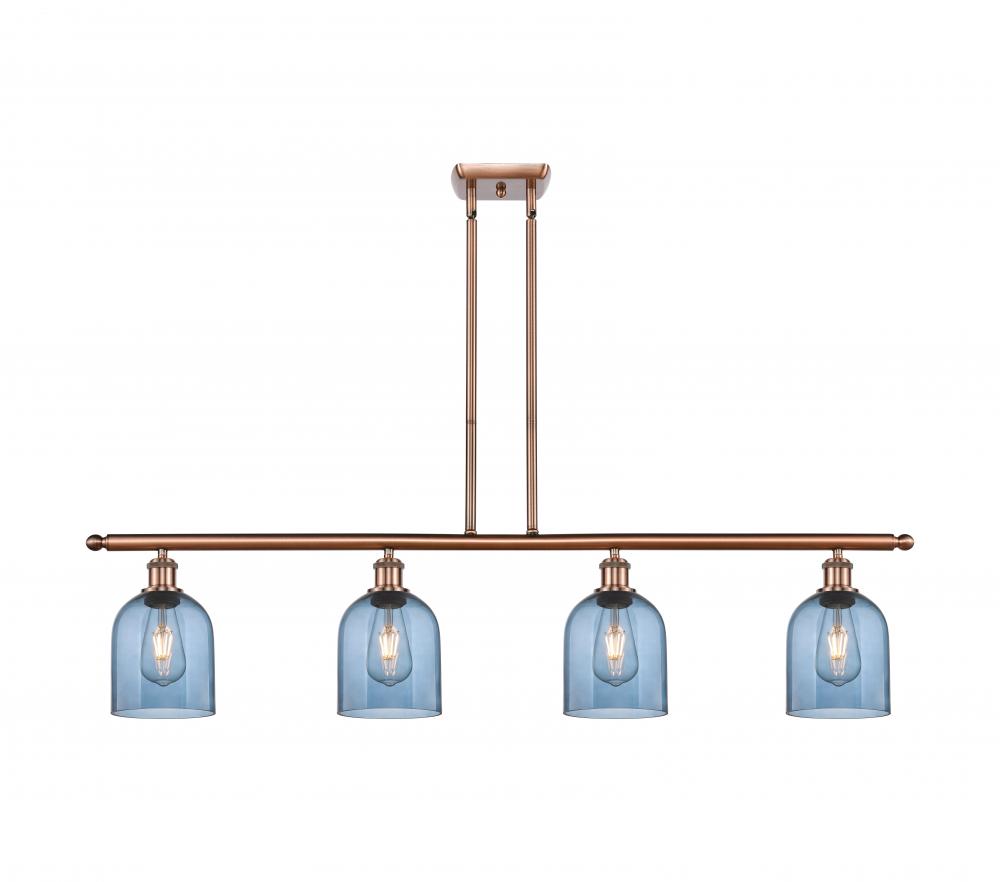 Bella - 4 Light - 48 inch - Antique Copper - Cord hung - Island Light