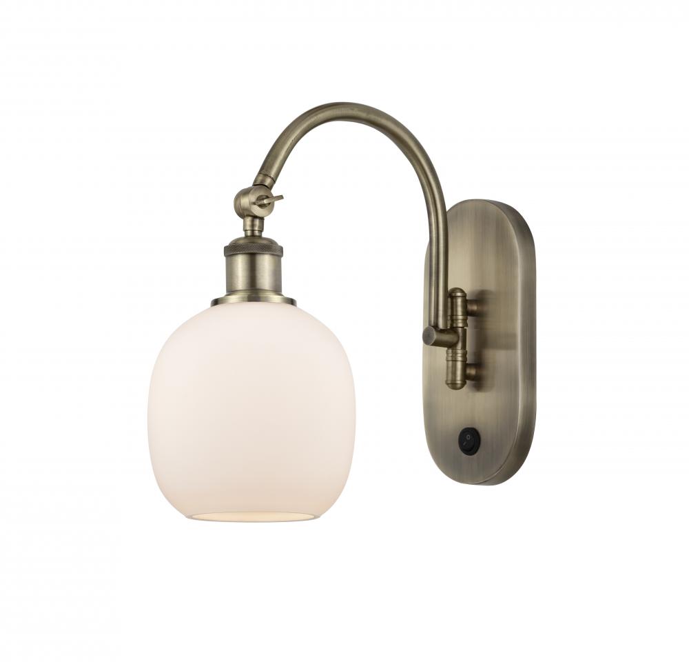 Belfast - 1 Light - 6 inch - Antique Brass - Adjustable Swing Arm