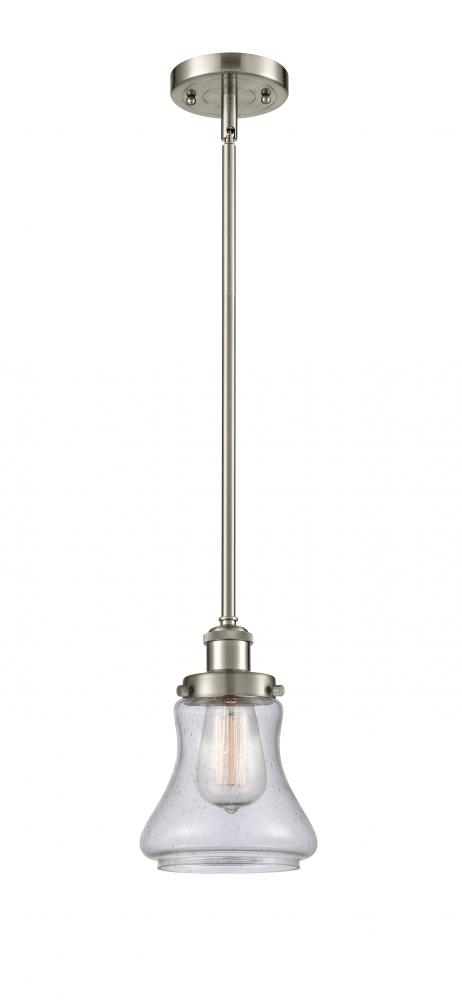 Bellmont - 1 Light - 6 inch - Brushed Satin Nickel - Mini Pendant