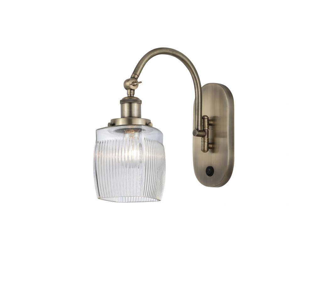 Colton - 1 Light - 6 inch - Antique Brass - Adjustable Swing Arm