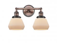 Innovations Lighting 208BP-ACBK-G171 - Fulton - 2 Light - 17 inch - Antique Copper - Adjustable Bath Vanity Light