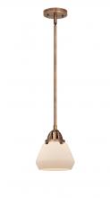 Innovations Lighting 288-1S-AC-G171 - Fulton - 1 Light - 7 inch - Antique Copper - Cord hung - Mini Pendant
