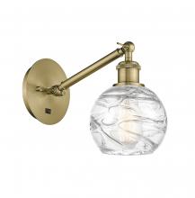 Innovations Lighting 317-1W-AB-G1213-6 - Athens Deco Swirl - 1 Light - 6 inch - Antique Brass - Adjustable Sconce