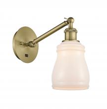 Innovations Lighting 317-1W-AB-G391 - Ellery - 1 Light - 5 inch - Antique Brass - Adjustable Sconce
