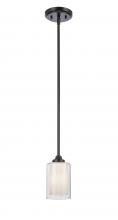 Innovations Lighting 342-1S-BK-CLW-LED - Fairbank - 1 Light - 4 inch - Matte Black - Cord hung - Mini Pendant