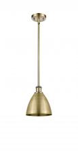 Innovations Lighting 516-1S-AB-MBD-75-AB - Bristol - 1 Light - 8 inch - Antique Brass - Pendant