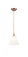 Innovations Lighting 516-1S-AC-GBC-81 - Berkshire - 1 Light - 8 inch - Antique Copper - Mini Pendant