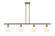 Innovations Lighting 516-4I-AB-G121-6 - Athens - 4 Light - 48 inch - Antique Brass - Cord hung - Island Light