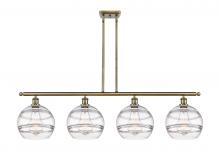 Innovations Lighting 516-4I-AB-G556-10CL - Rochester - 4 Light - 48 inch - Antique Brass - Cord hung - Island Light