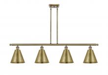 Innovations Lighting 516-4I-AB-MBC-8-AB - Berkshire - 4 Light - 48 inch - Antique Brass - Cord hung - Island Light