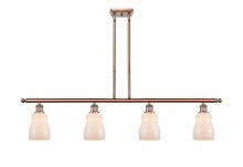 Innovations Lighting 516-4I-AC-G391 - Ellery - 4 Light - 48 inch - Antique Copper - Cord hung - Island Light