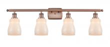 Innovations Lighting 516-4W-AC-G391 - Ellery - 4 Light - 35 inch - Antique Copper - Bath Vanity Light