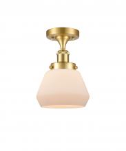 Innovations Lighting 916-1C-SG-G171 - Fulton - 1 Light - 6 inch - Satin Gold - Flush Mount