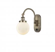 Innovations Lighting 918-1W-AB-G201-6 - Beacon - 1 Light - 6 inch - Antique Brass - Adjustable Swing Arm