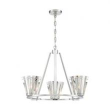 Eurofase 38865-015 - RICCA,3LT CHANDELIER,CHR