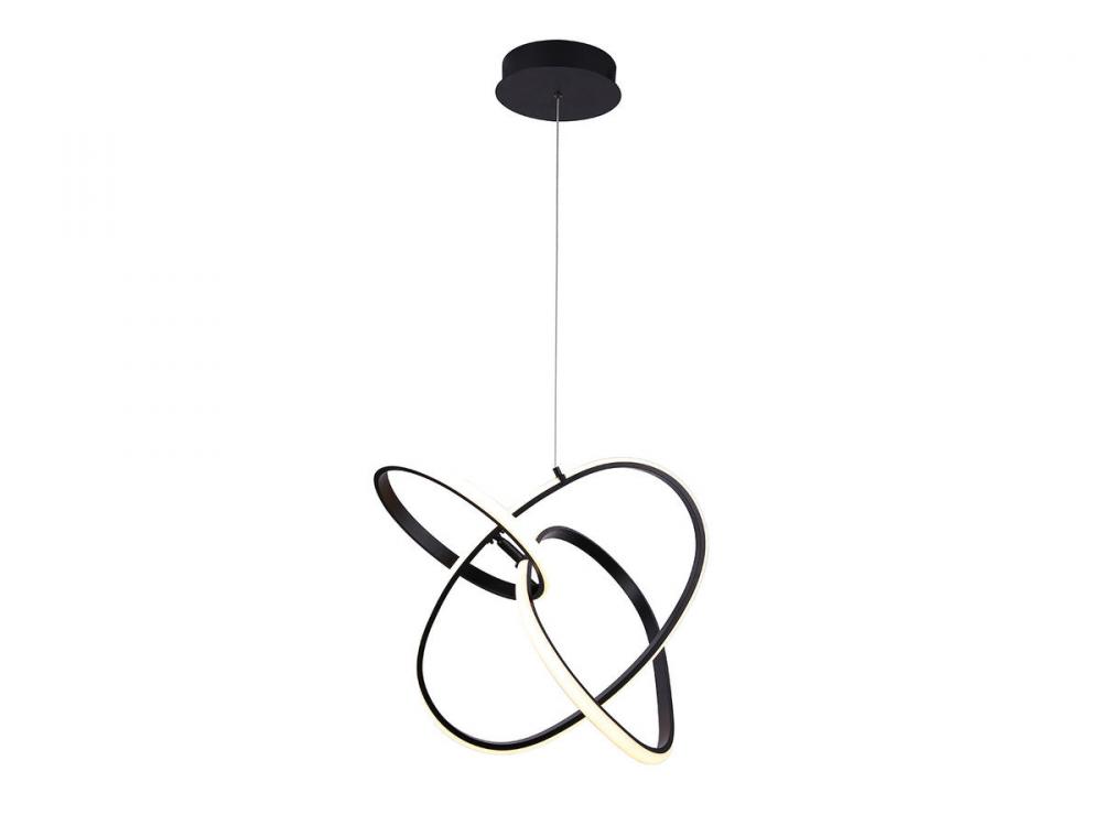 Circa Black Looping Pendant
