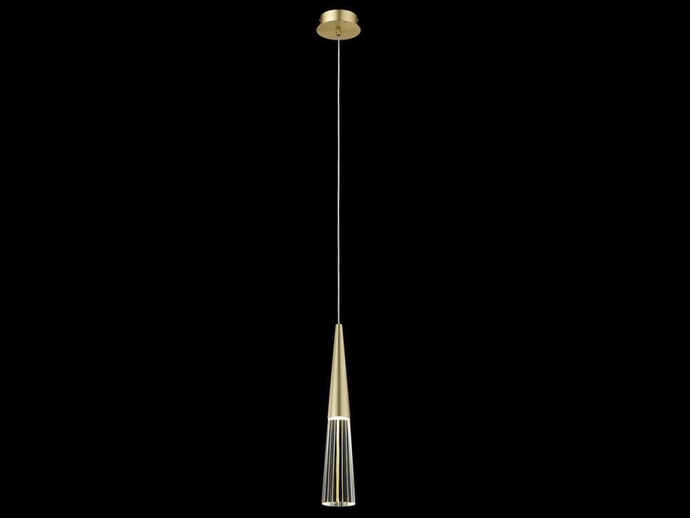 Encino Crystal And Metal 1 Light Pendant