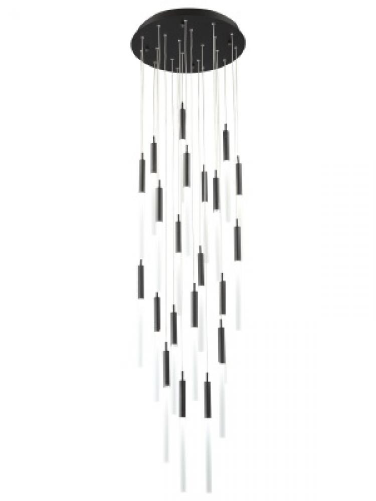 Main Street Collection 21 Light Frosted Glass Multi Port Pendant