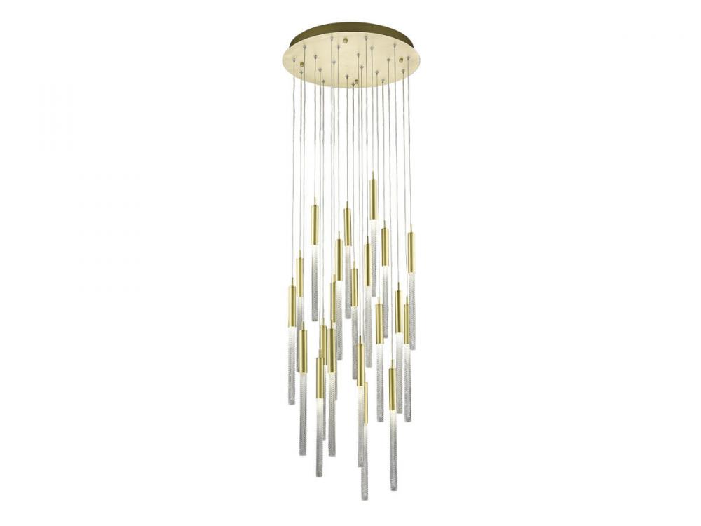Main Street Collection 21 Light Studded Glass Multi Port Pendant