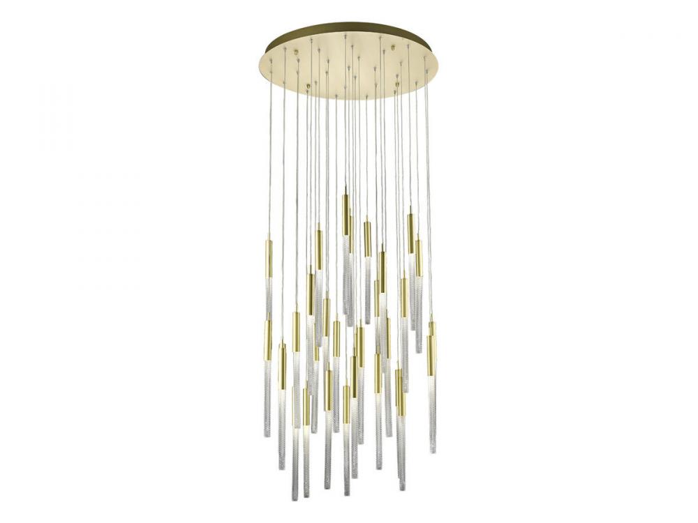 Main Street Collection 31 Light Studded Glass Multi Port Pendant