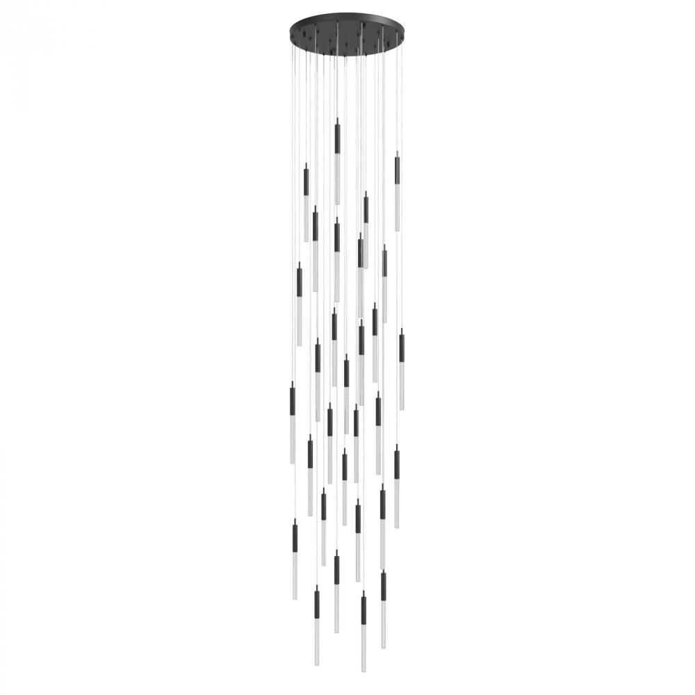 Main Street Collection 31 Light Studded Glass Multi Port Pendant