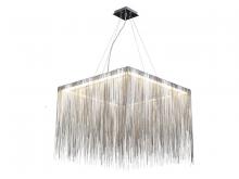 Avenue Lighting HF1203-CH - Fountain Ave. Chrome Jewelry Square Hanging Chandelier