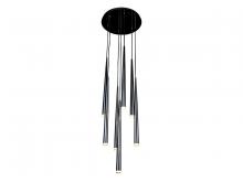 Avenue Lighting HF2107-BLK - Highland Avenue 7 Light Multi Port Pendant