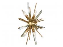 Avenue Lighting HF8204-AB - Palisades Ave. Metal And Crystal Wall Sconce