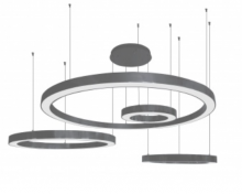 Avenue Lighting HF4444-BK - Aria 4 Ring Multi Port Pendant