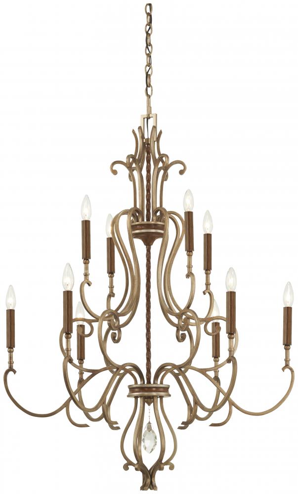 MAGNOLIA MANOR - 10 LIGHT CHANDELIER