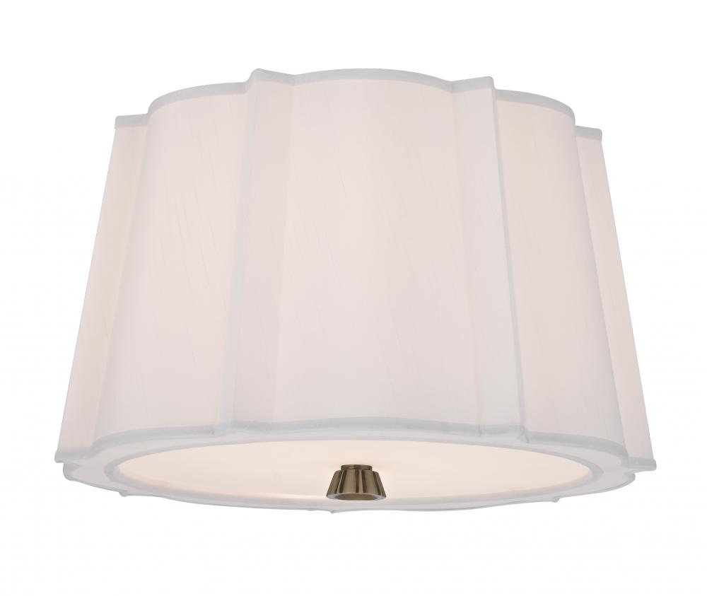 2 LIGHT SEMI FLUSH