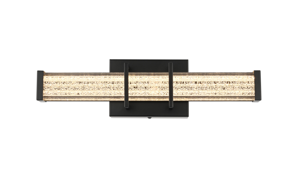 Ivaan 16 inch LED Wall Sconce in Black