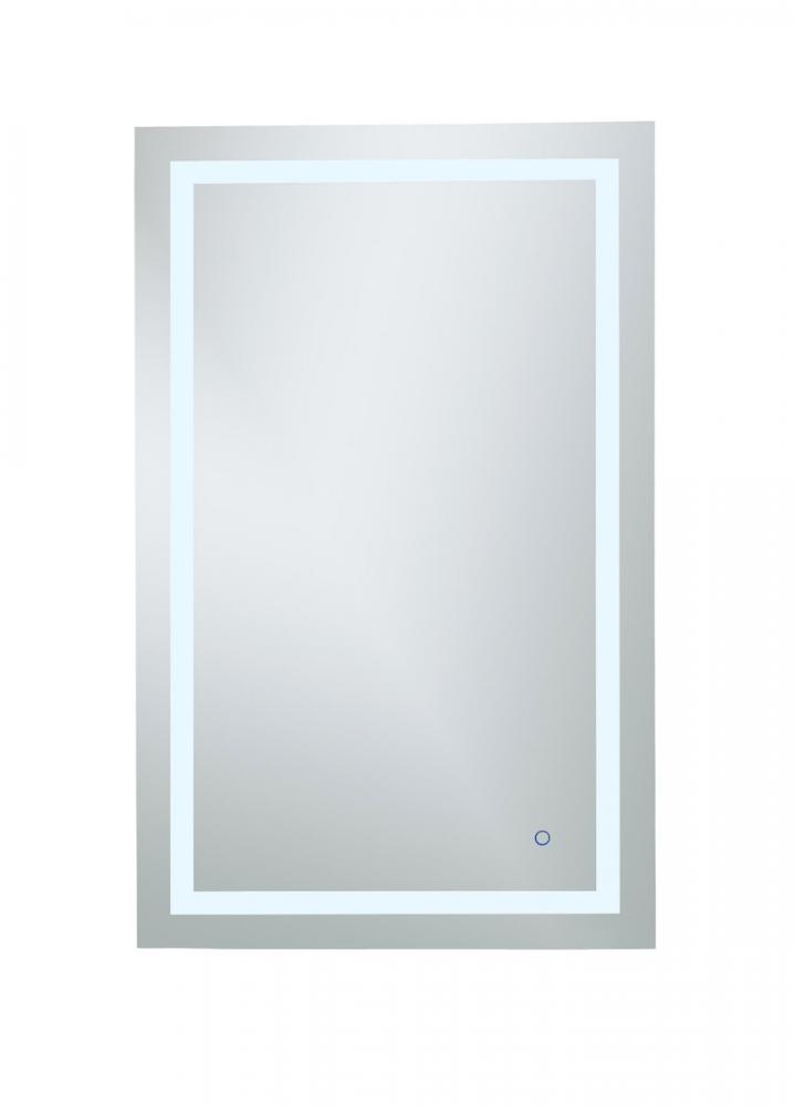 Helios 30in x 48in Hardwired LED mirror with touch sensor and color changing temperature