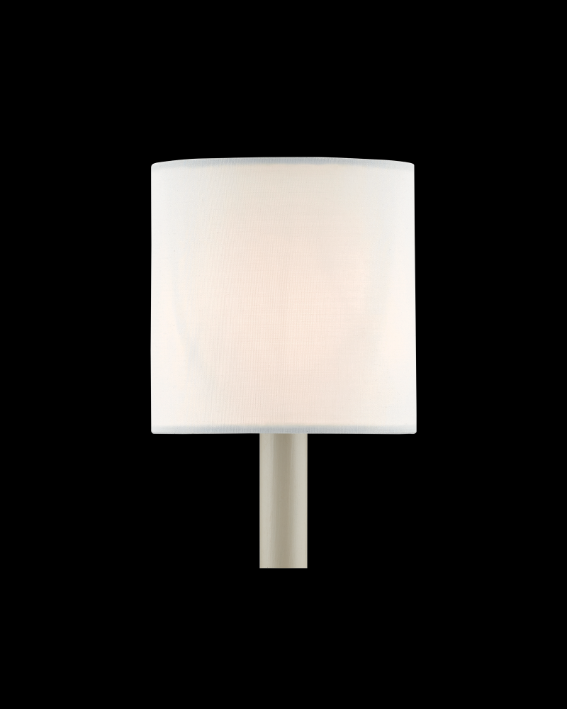 White Cotton Drum Chandelier Shade